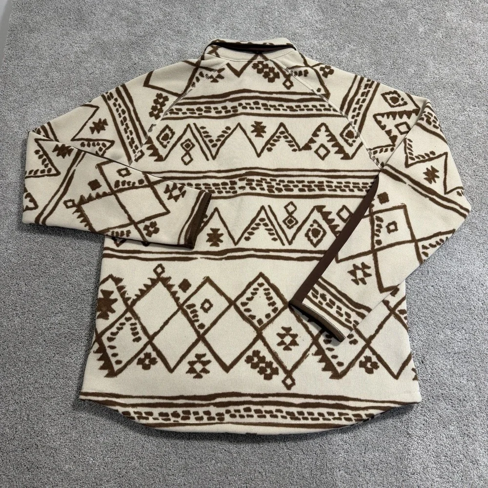The North Face Gordon Lyons Shacket Mens‎ Sz L Aztec Printed Snap Button Fleece